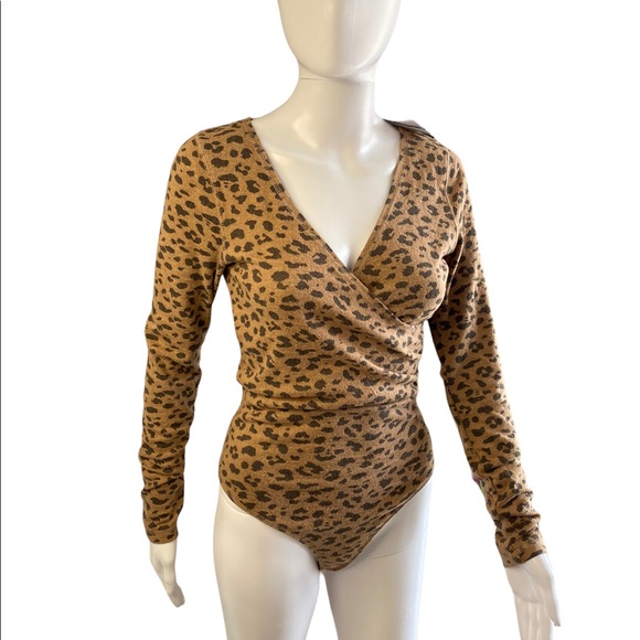 Abercrombie & Fitch Tops - NWT Abercrombie and Fitch size Medium Soft and Cozy  animal print body suit